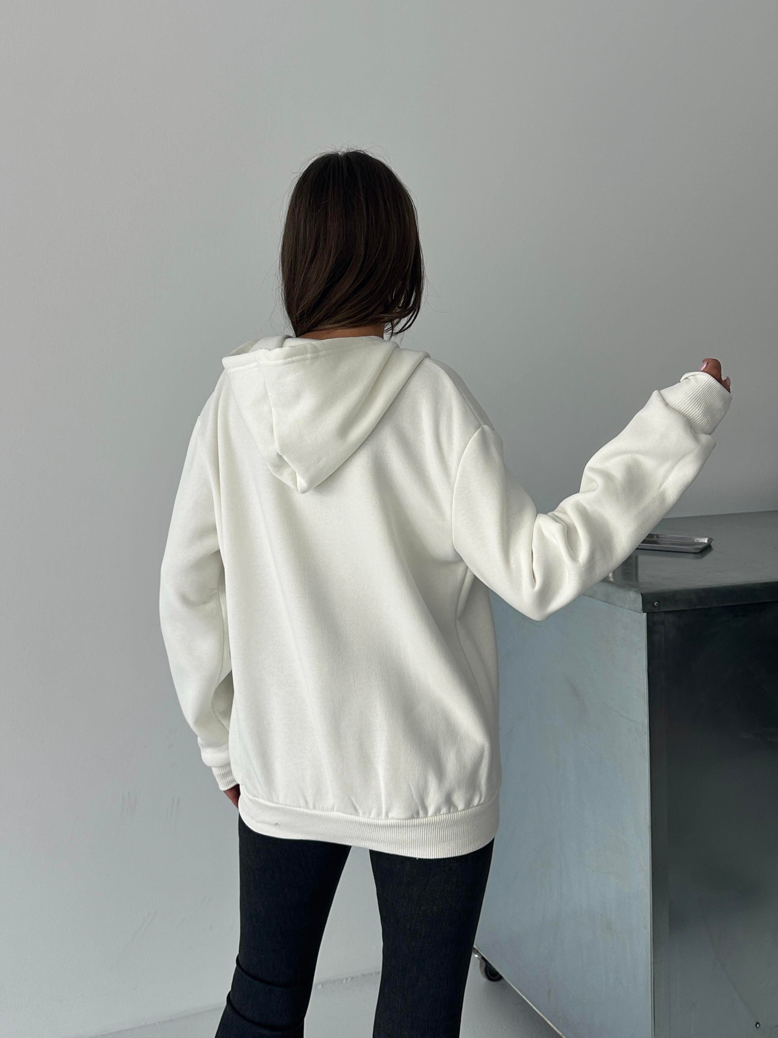 Oversize Kapüşonlu Sweatshirt