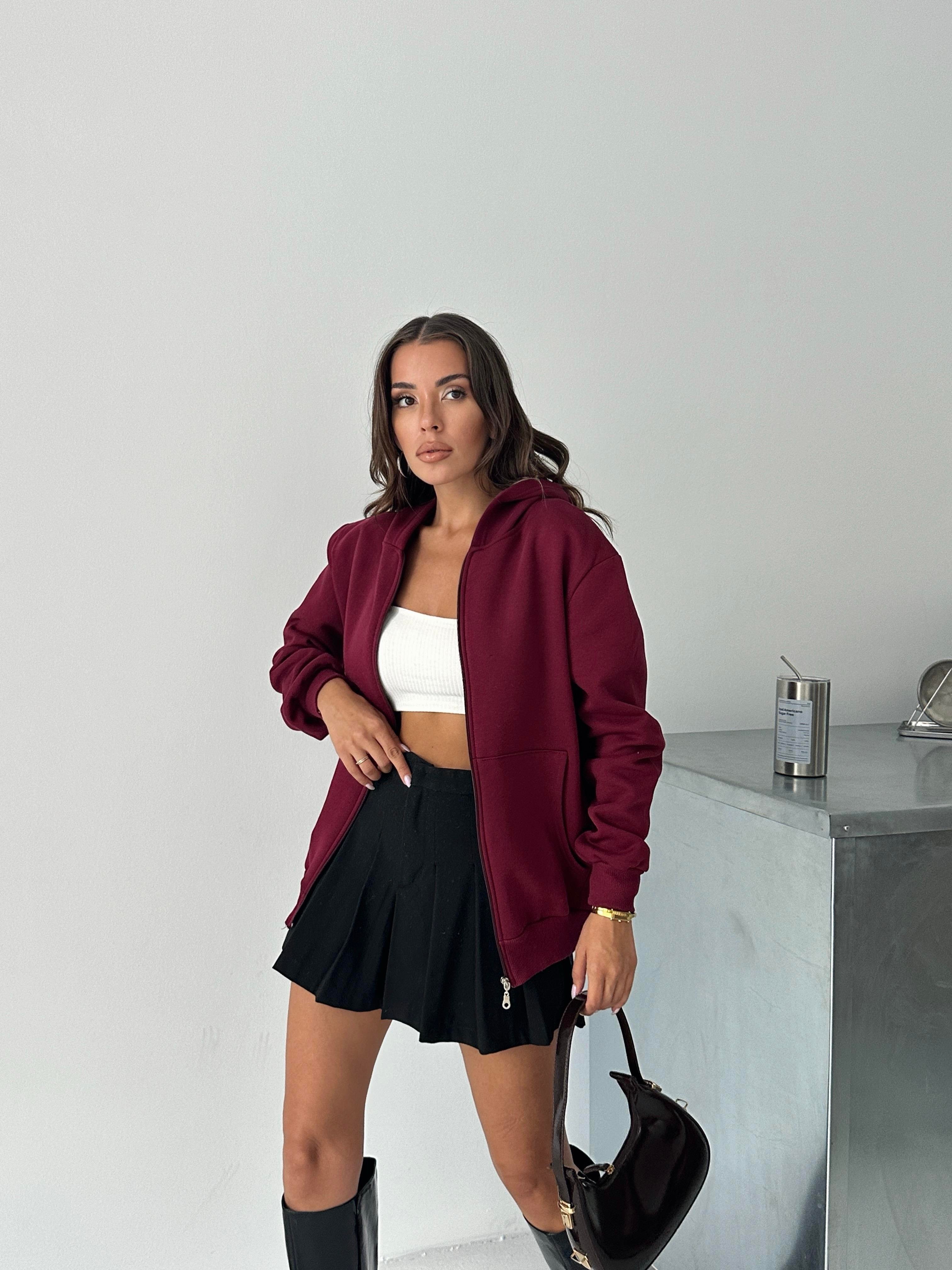 Oversize Kapüşonlu Sweatshirt