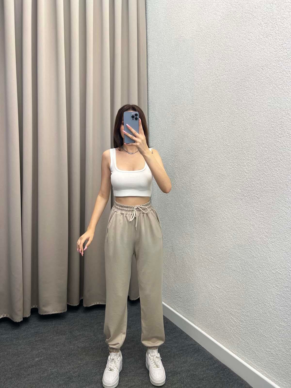 Oys Bej Modal Eşofman Altı Jogger