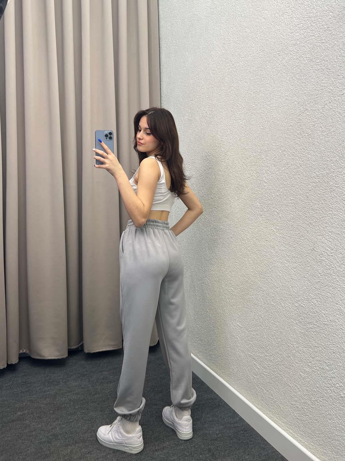 Oys Gri Modal Eşofman Altı Jogger