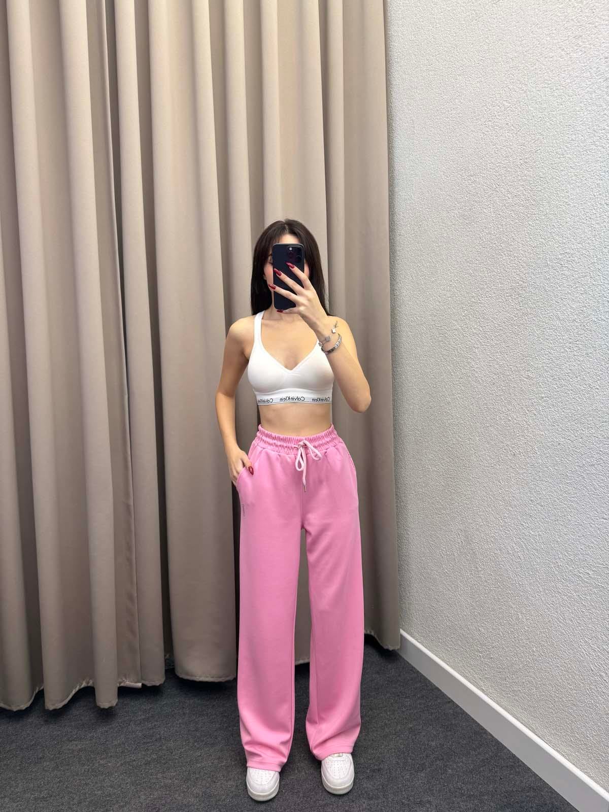 Oys Pembe Modal Palazzo Eşofman Altı