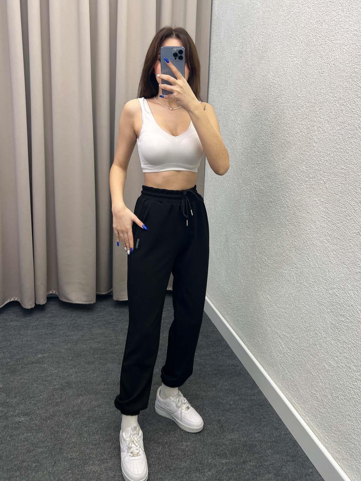 Oys Siyah Modal Eşofman Altı Jogger
