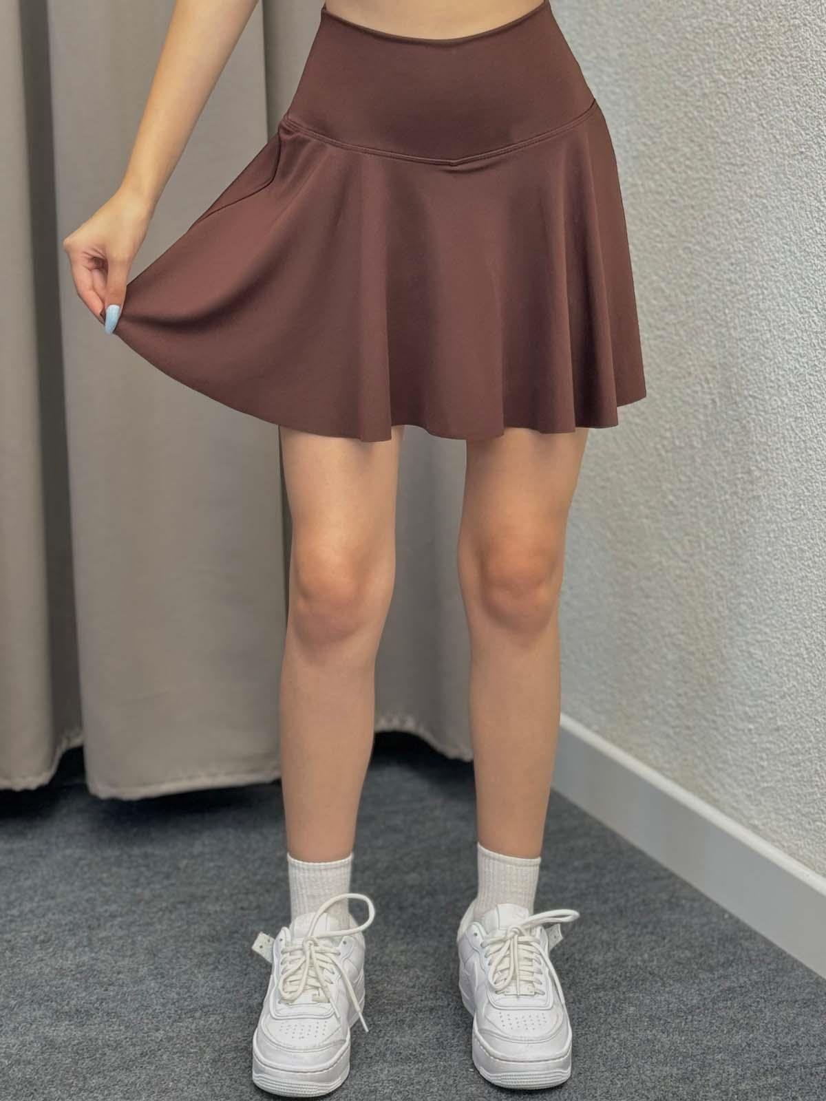 Oysh Kahve Şort Etek