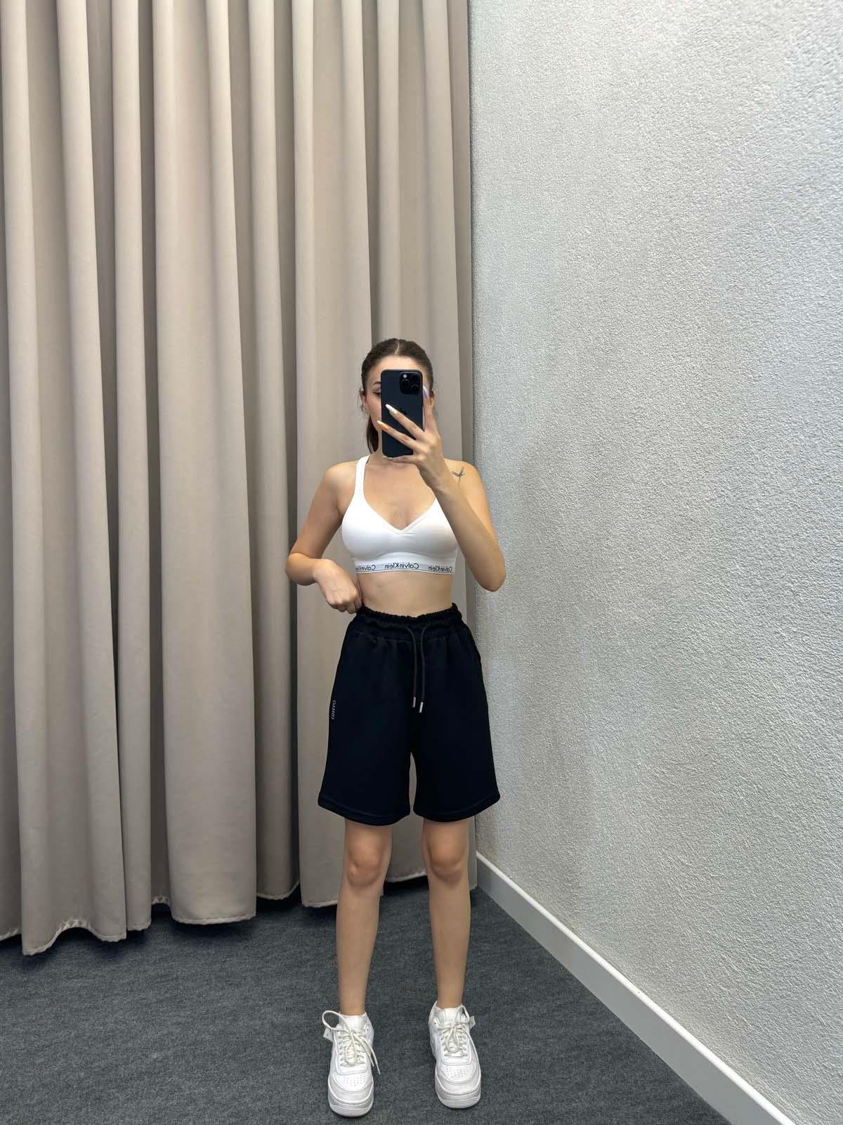 Oysh Siyah Modal Şort