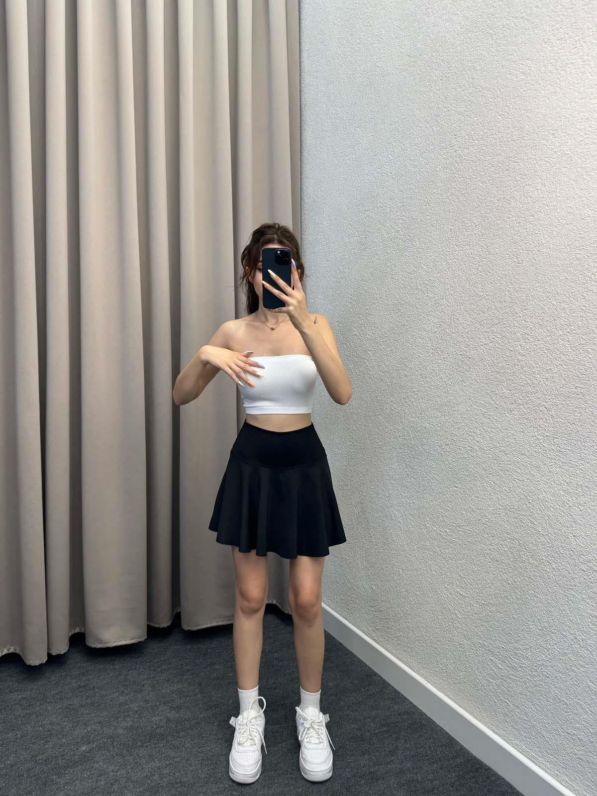 Oysh Siyah Şort Etek