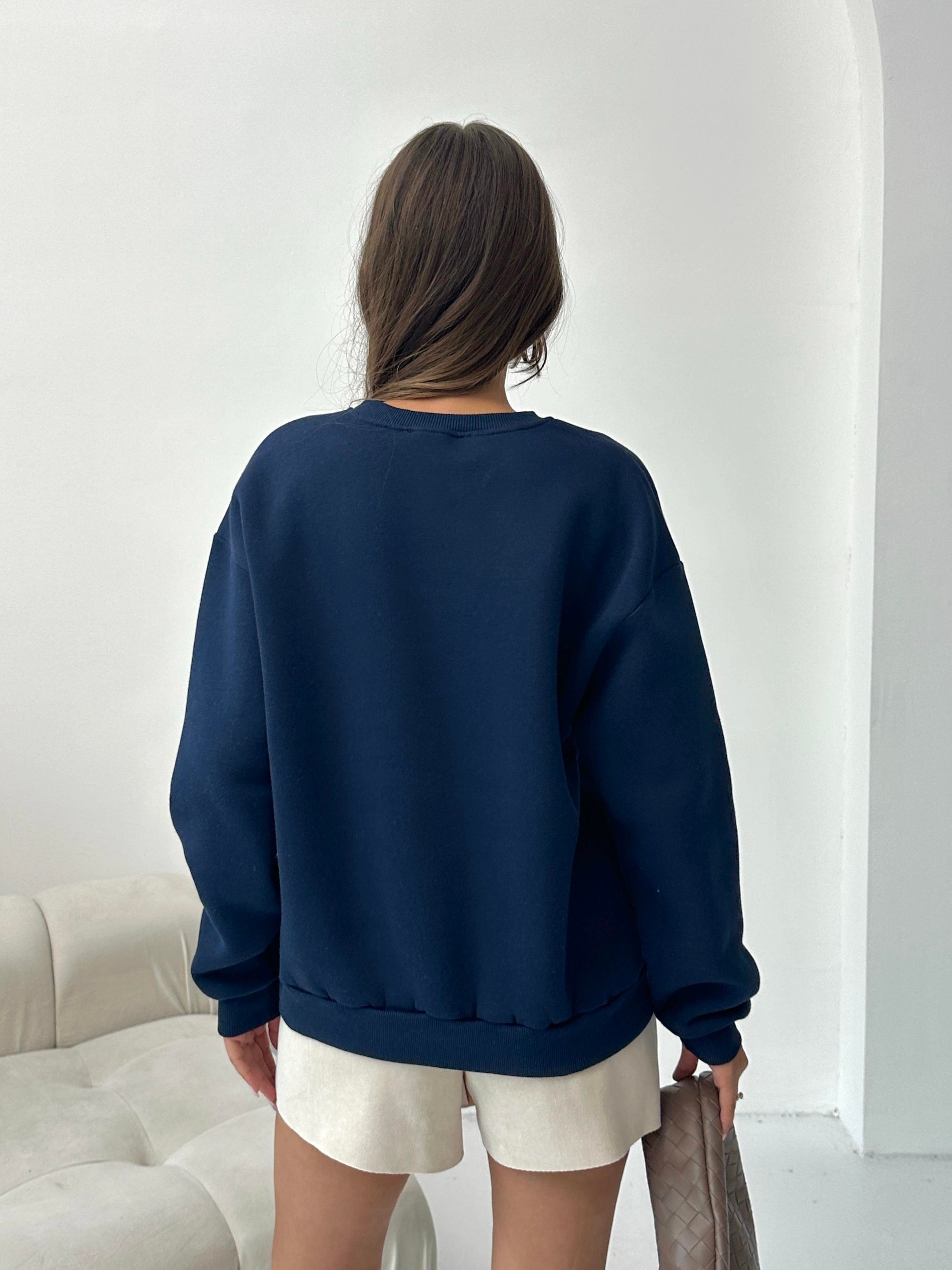 PENYE B.YAKA OVERSİZE KALIP LACİVERT