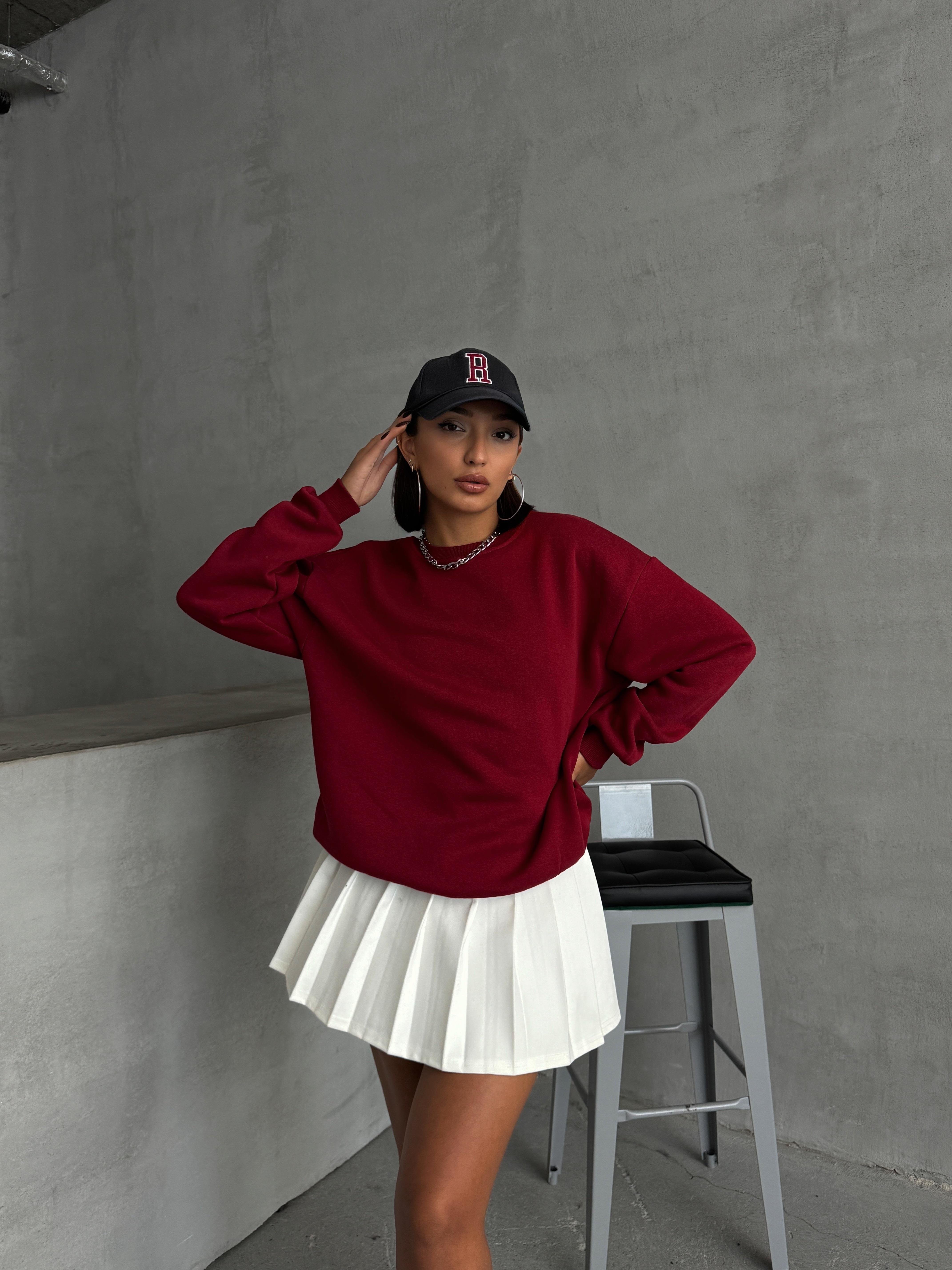 PENYE B.YAKA OVERSİZE KALIP BORDO