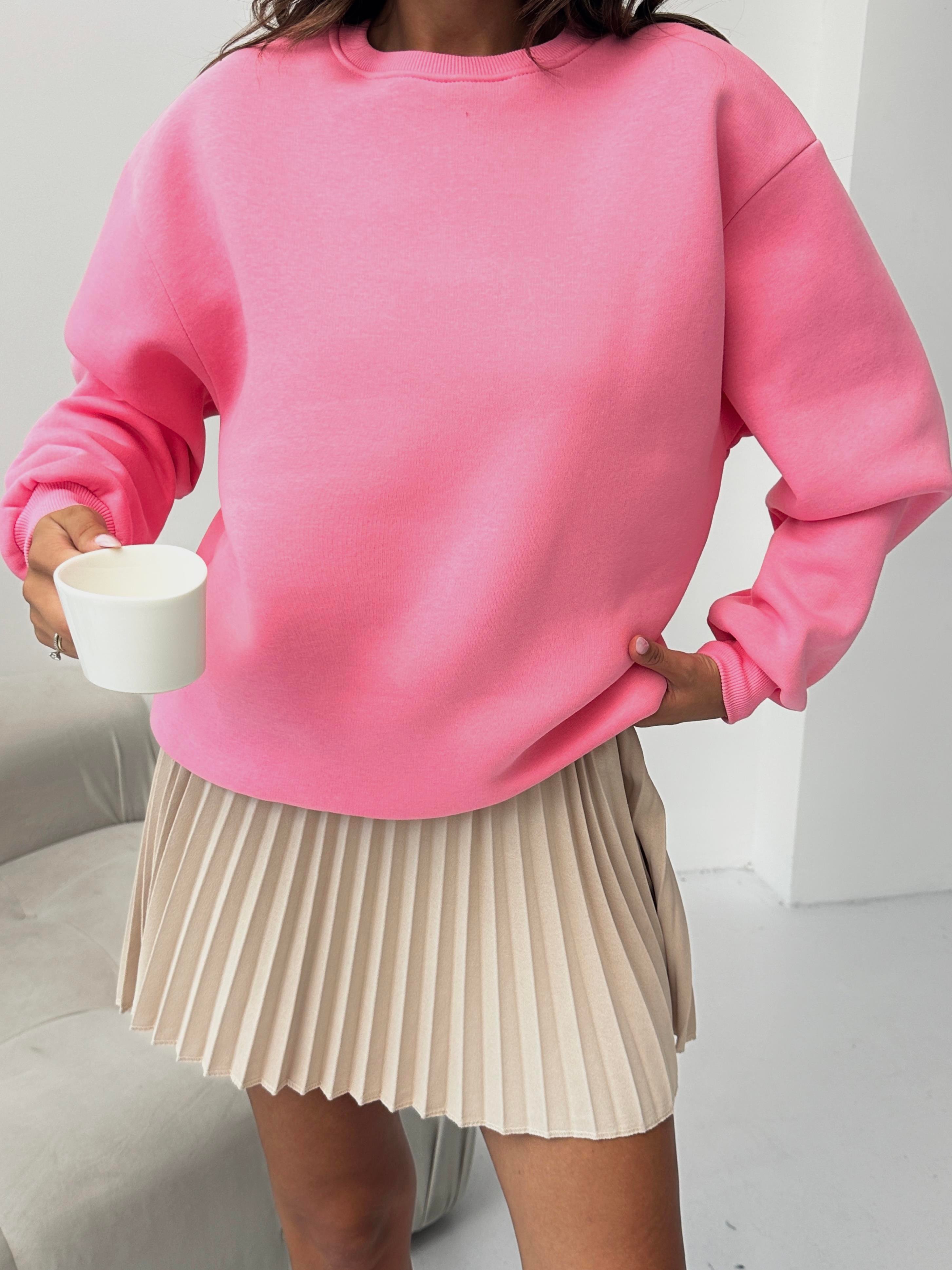 PENYE B.YAKA OVERSİZE KALIP PEMBE