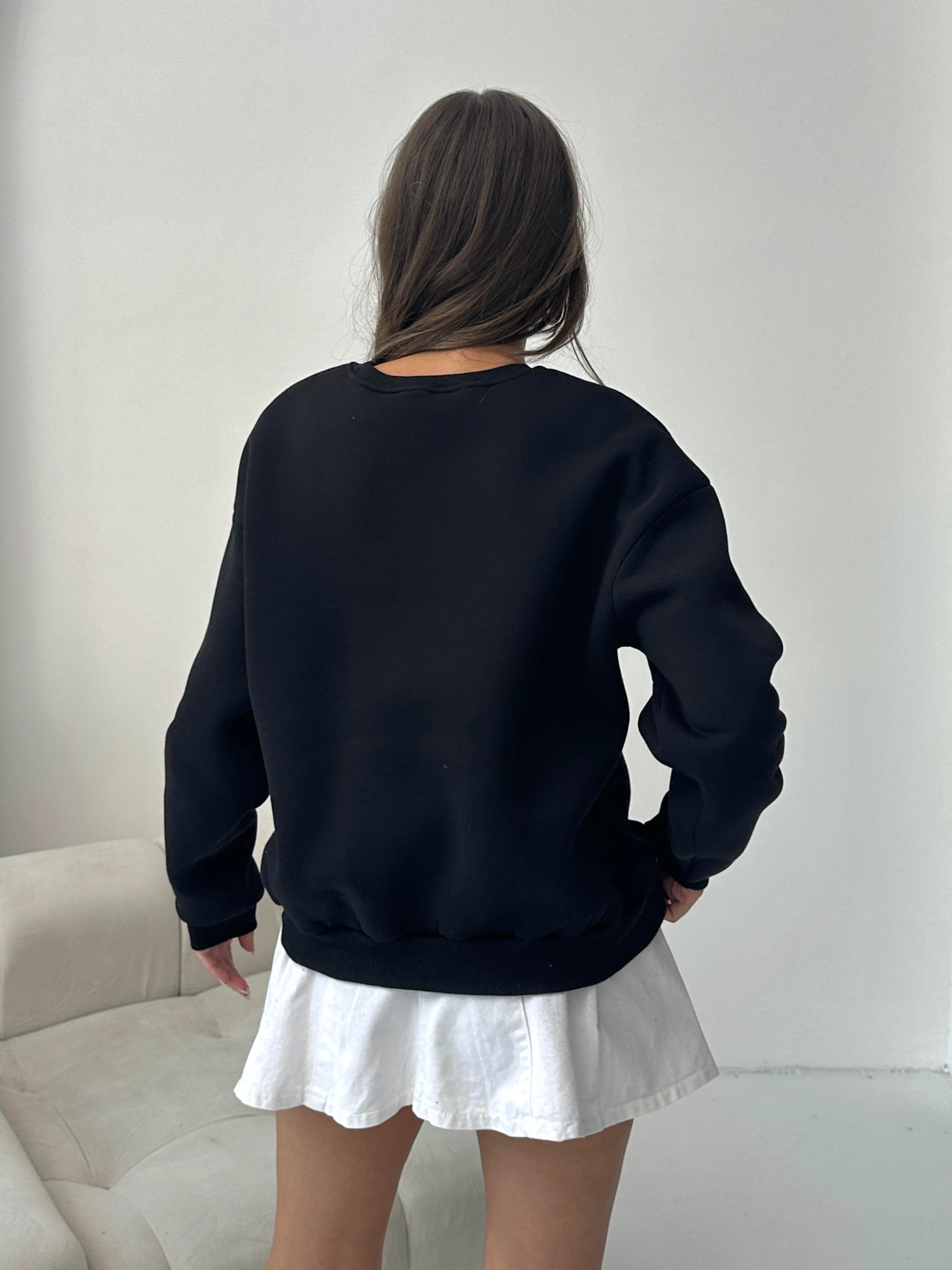 PENYE B.YAKA OVERSİZE KALIP SİYAH