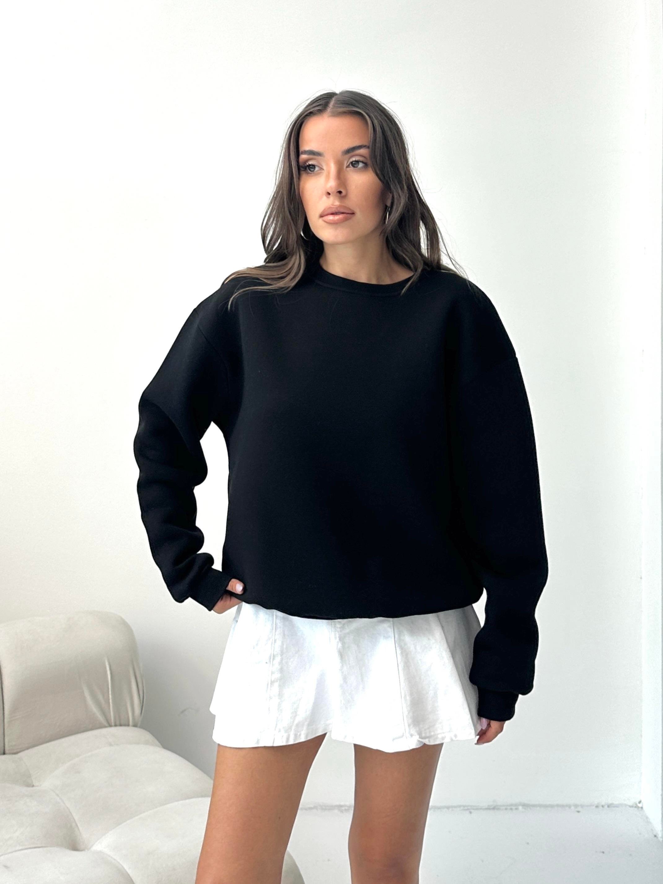 PENYE B.YAKA OVERSİZE KALIP SİYAH