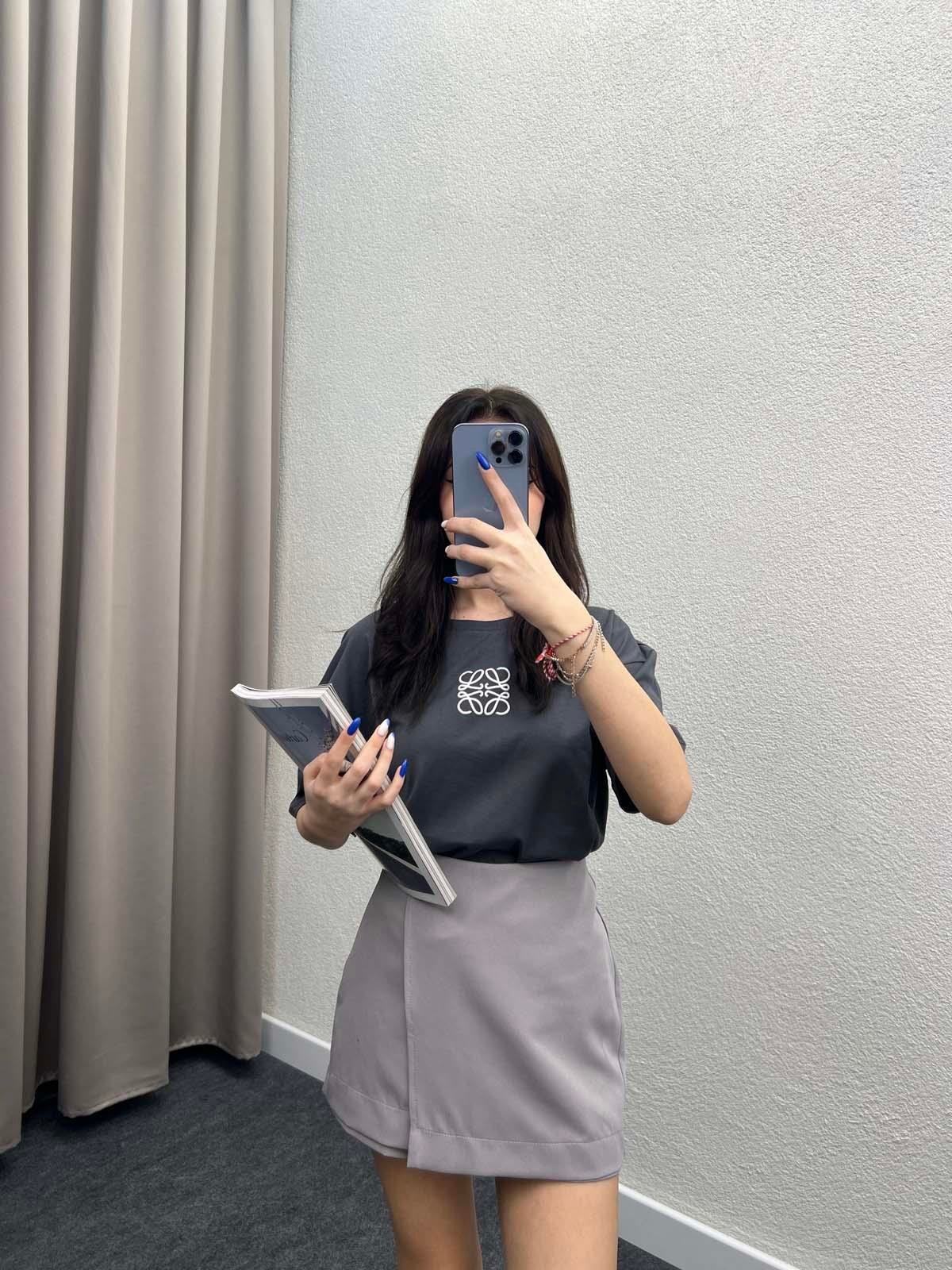 Pina Antrasit Oversize Tshirt