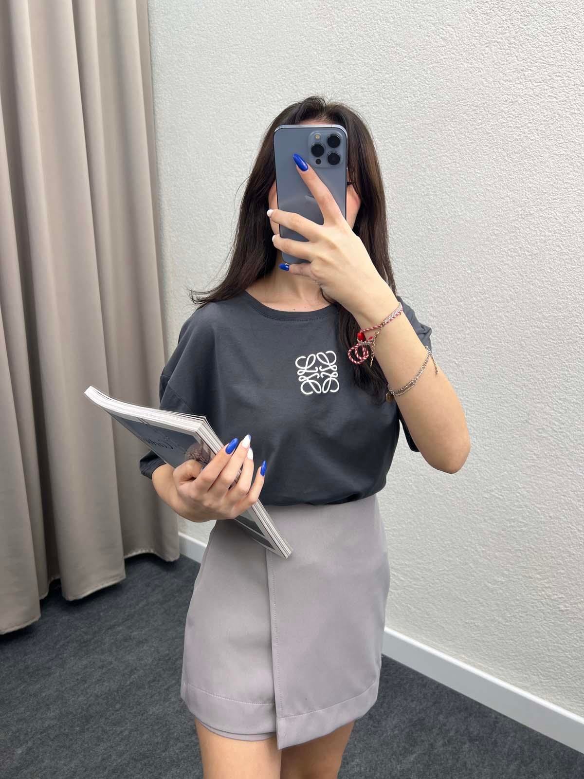 Pina Antrasit Oversize Tshirt