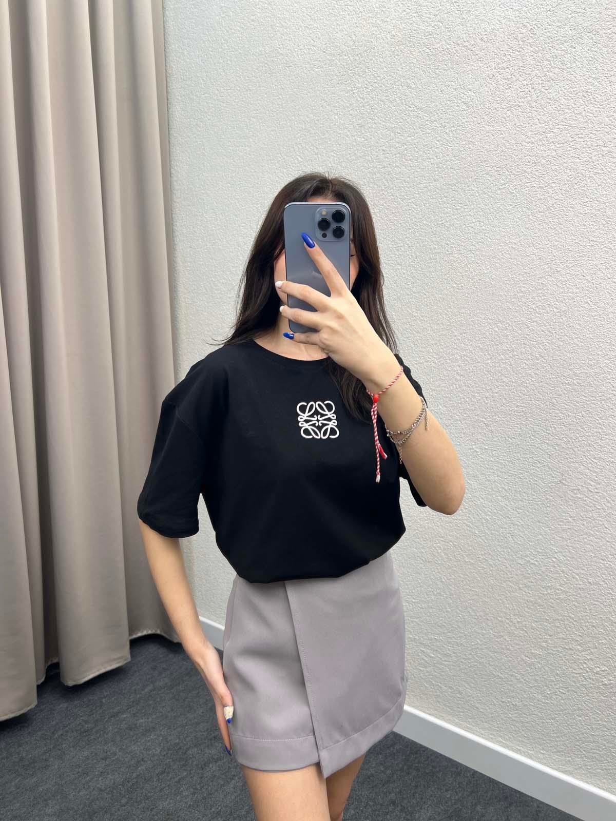 Pina Siyah Oversize Tshirt