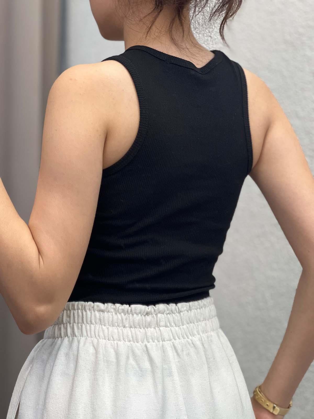 Premium Doku Siyah Fitilli Atlet