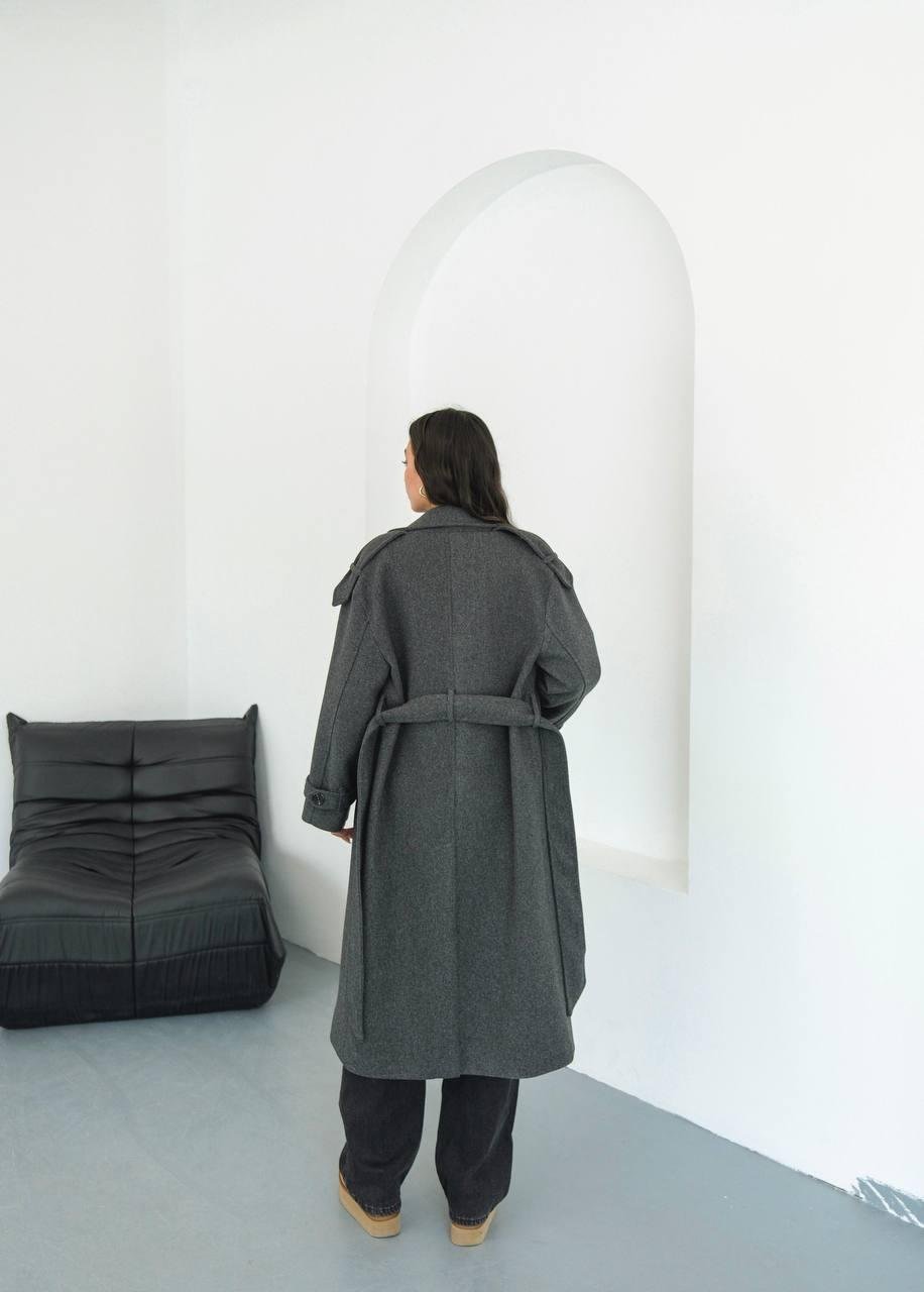 PREMIUM KALİTE KAŞE KABAN ANTRASİT