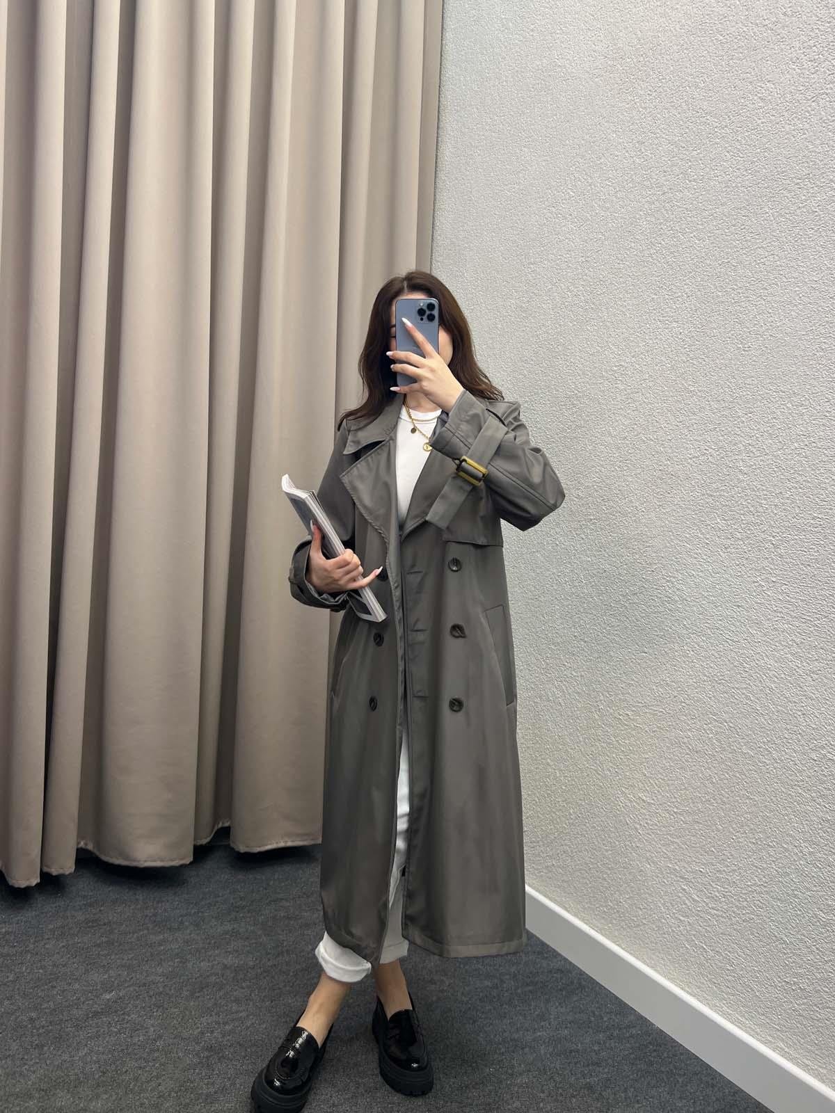 Primavera Gri Premium Trençkot