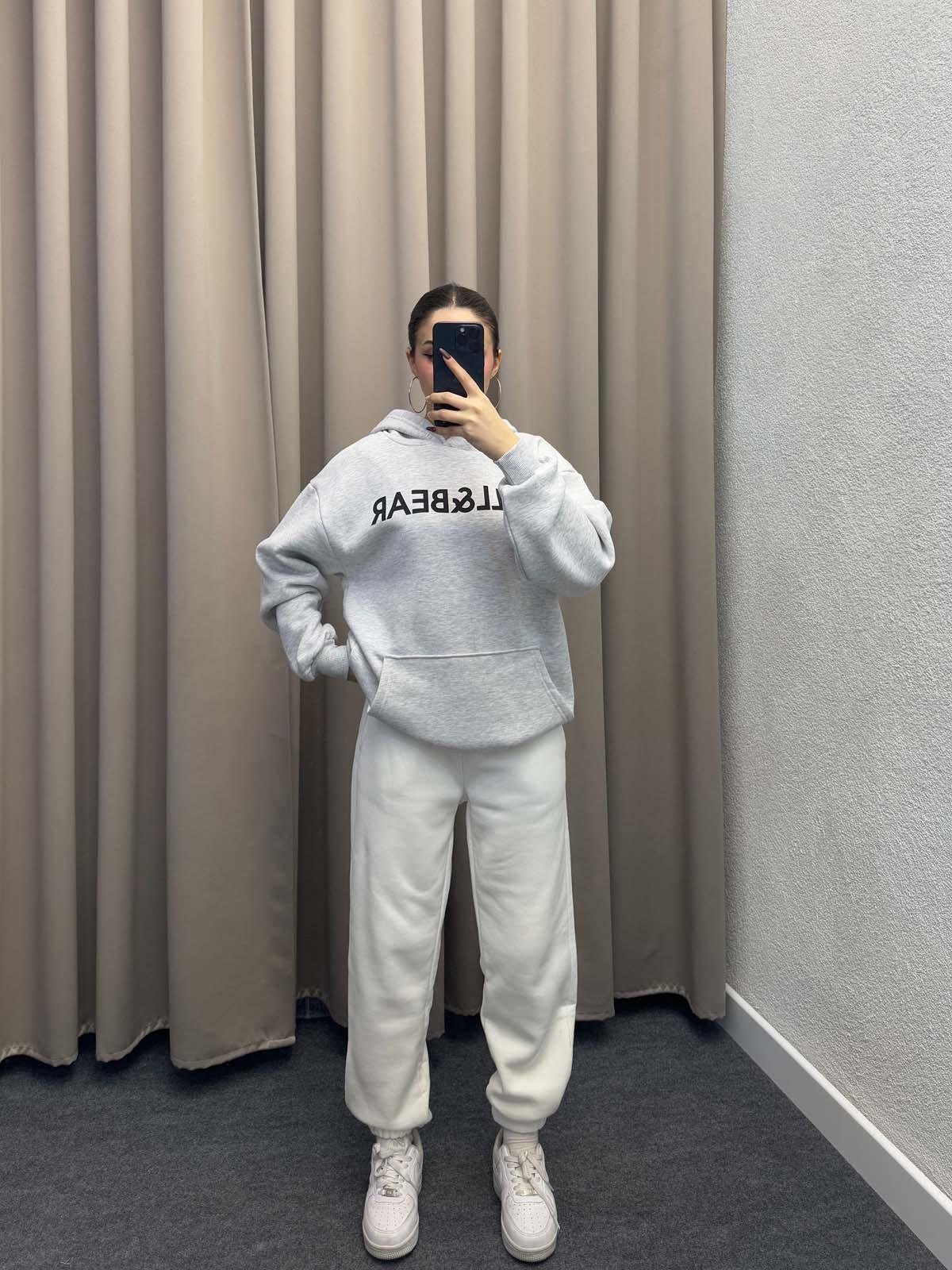 Pull Bear Karmelanj Kapşonlu Sweatshirt
