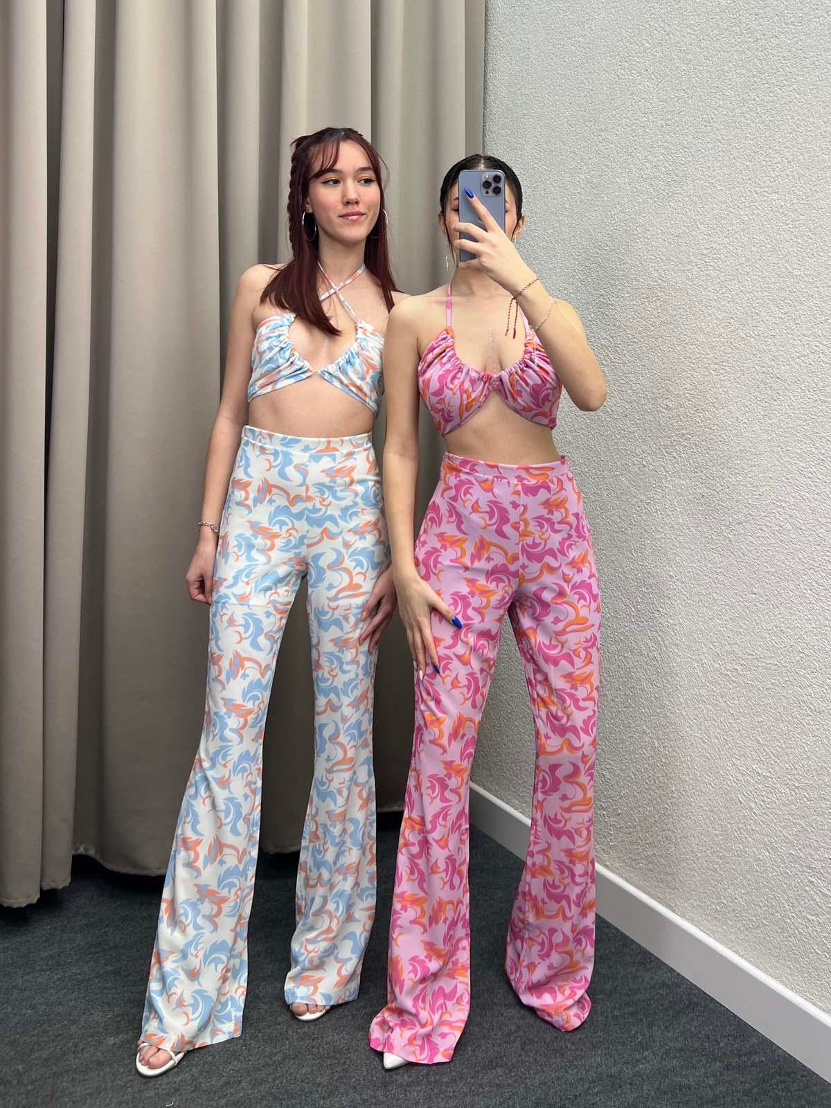 Retro Lila İkili Takım