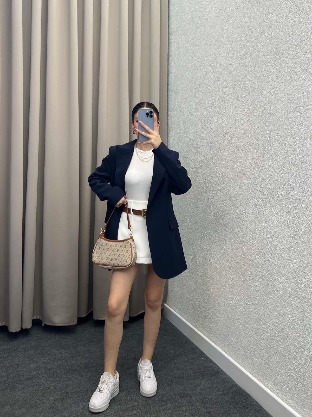 Rosto Lacivert Blazer Ceket