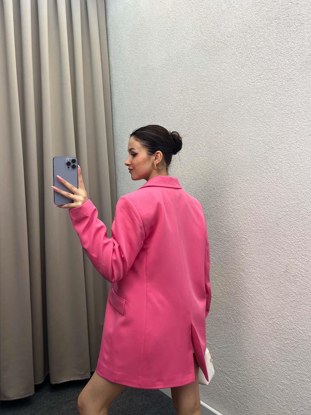 Rosto Pembe Blazer Ceket