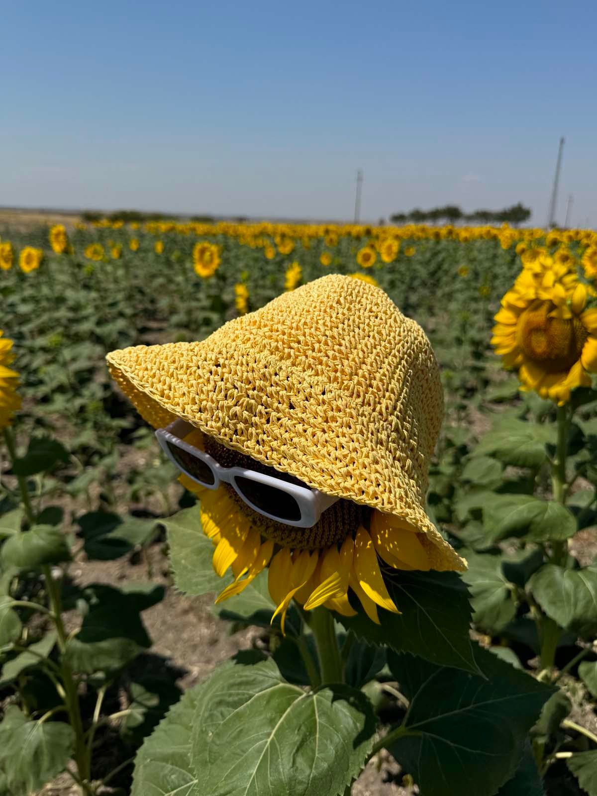 Scarecrow Sarı Hasır Şapka