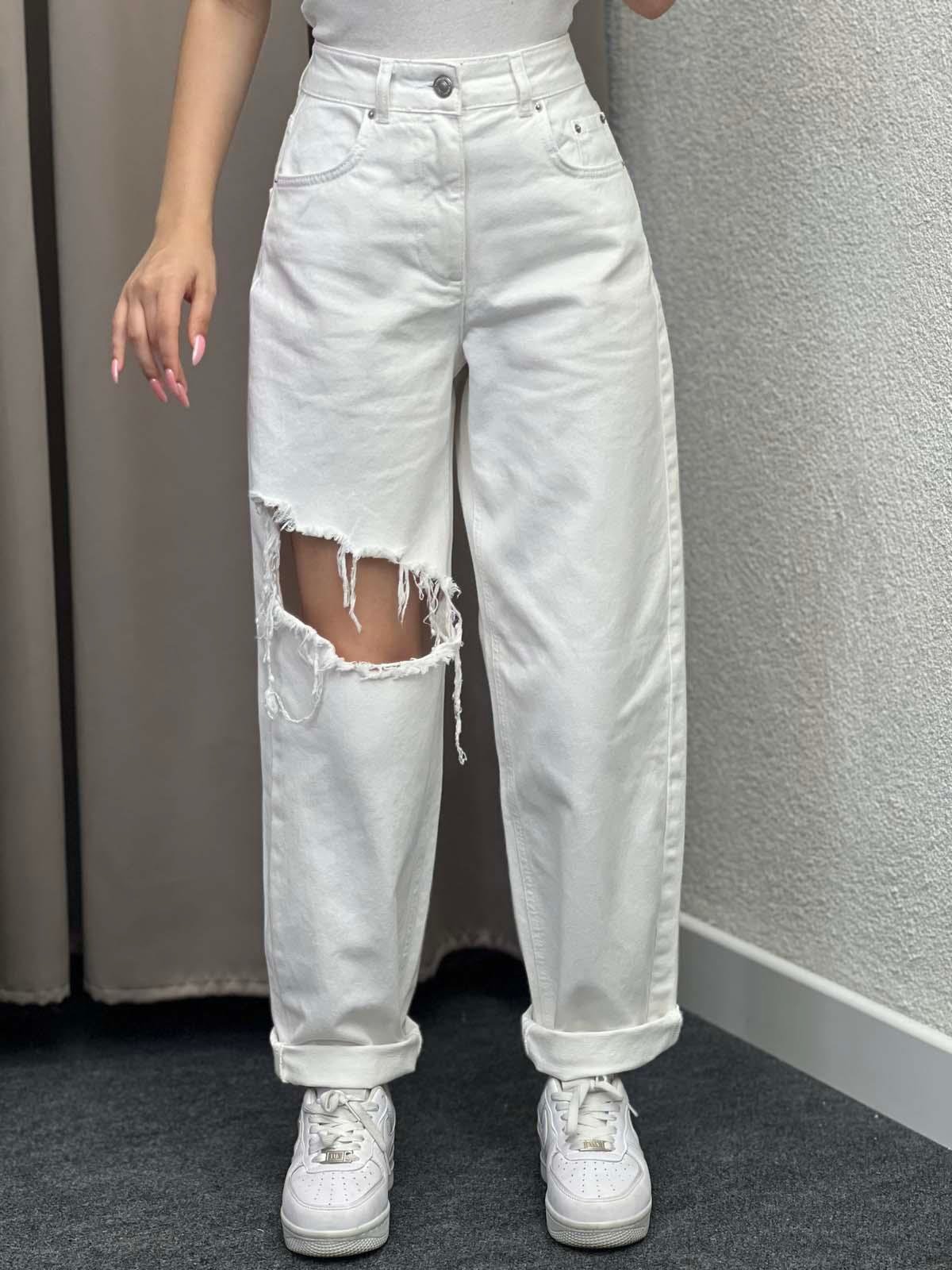 Stra Yüksek bel Straight Fit Jean 