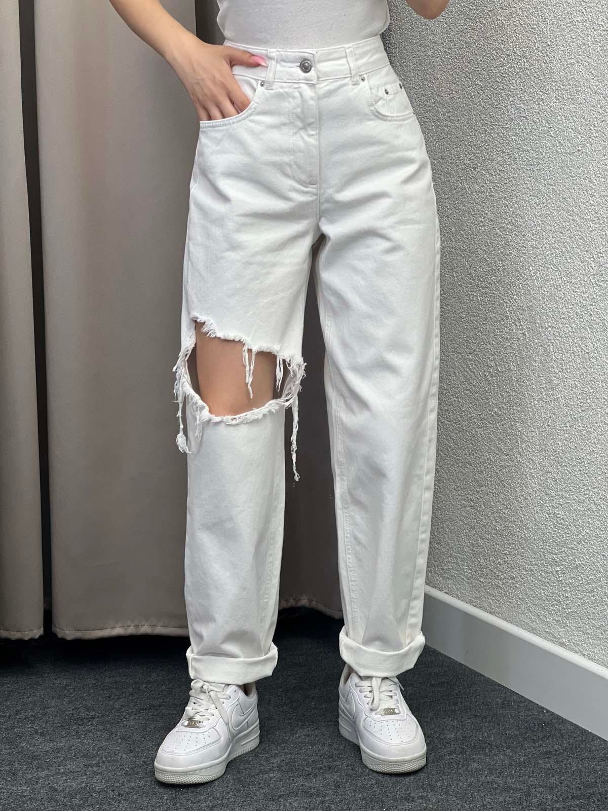 Stra Yüksek bel Straight Fit Jean 