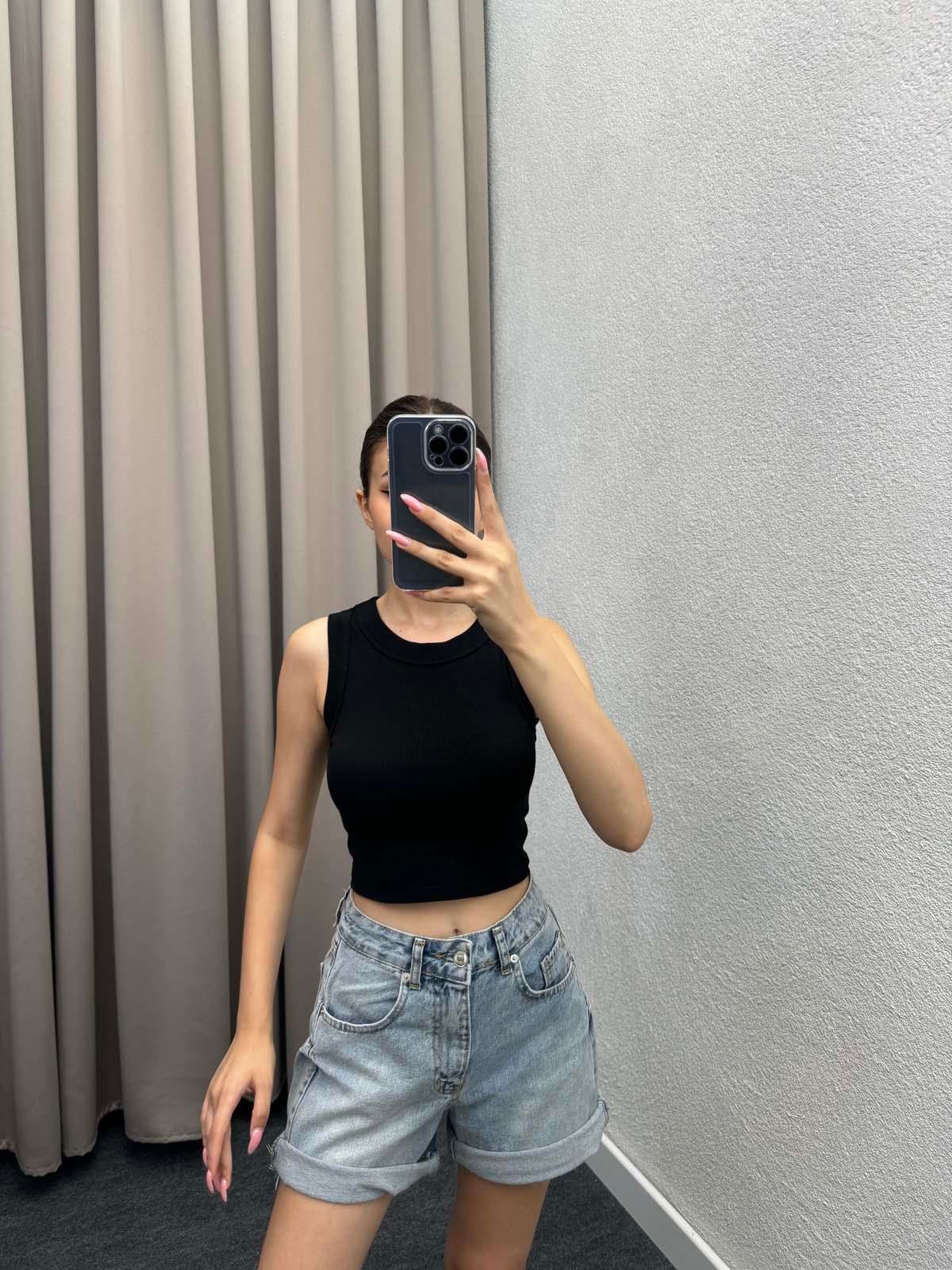Sugar Halter Yaka Siiyah Atlet