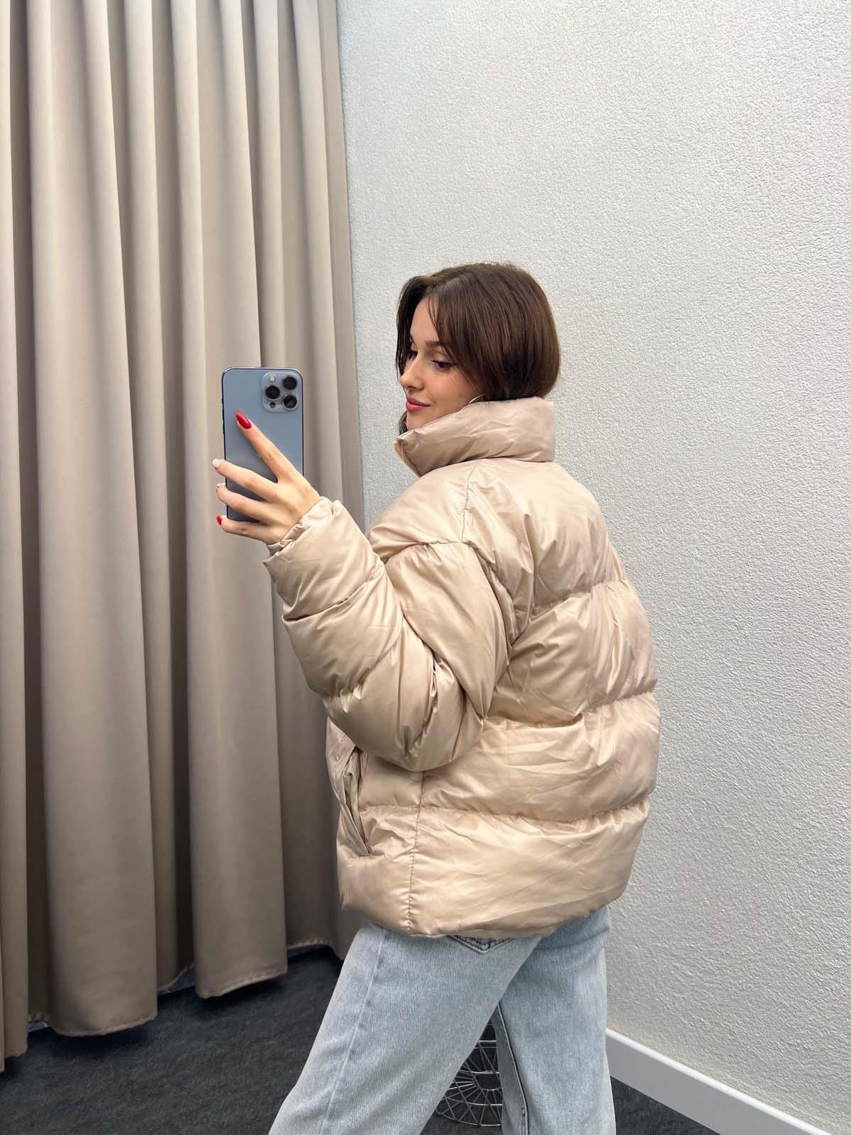 Tnf Krem Şişme Mont