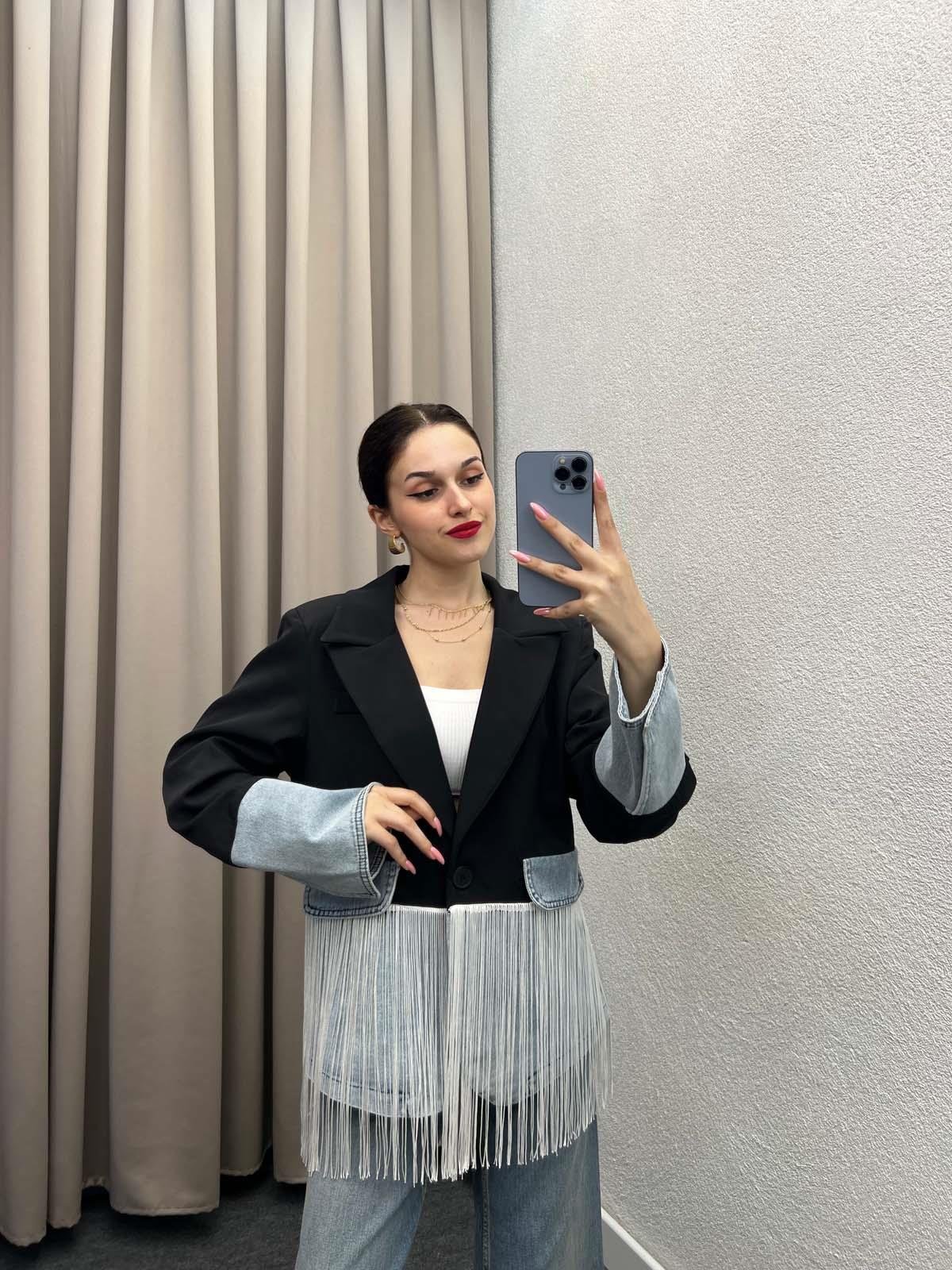 Zra Model Püskül Detay Ceket