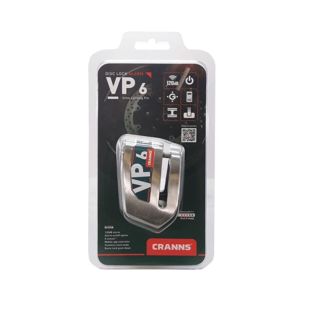 Cranns VP6  Alarmlı Disk Kilidi 304 Paslanmaz 