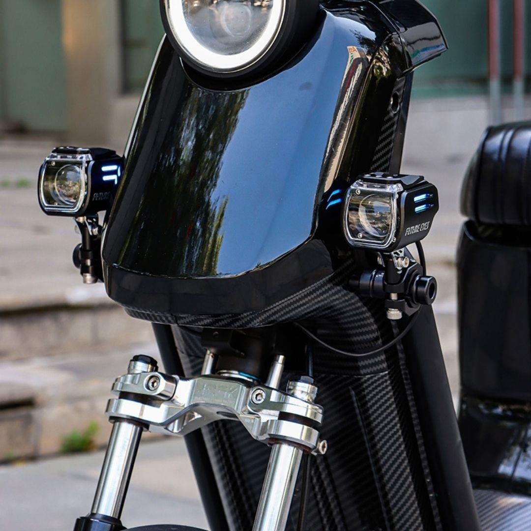 Future Eyes UF1 Motosiklet Sis Farı 60W Mavi Angel