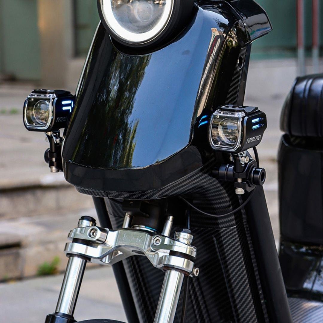 Future Eyes UF1 Motosiklet Sis Farı 60W Mavi Angel