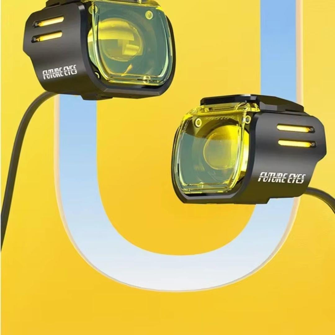 Future Eyes UF1 Motosiklet Sis Farı 60W Sarı Angel