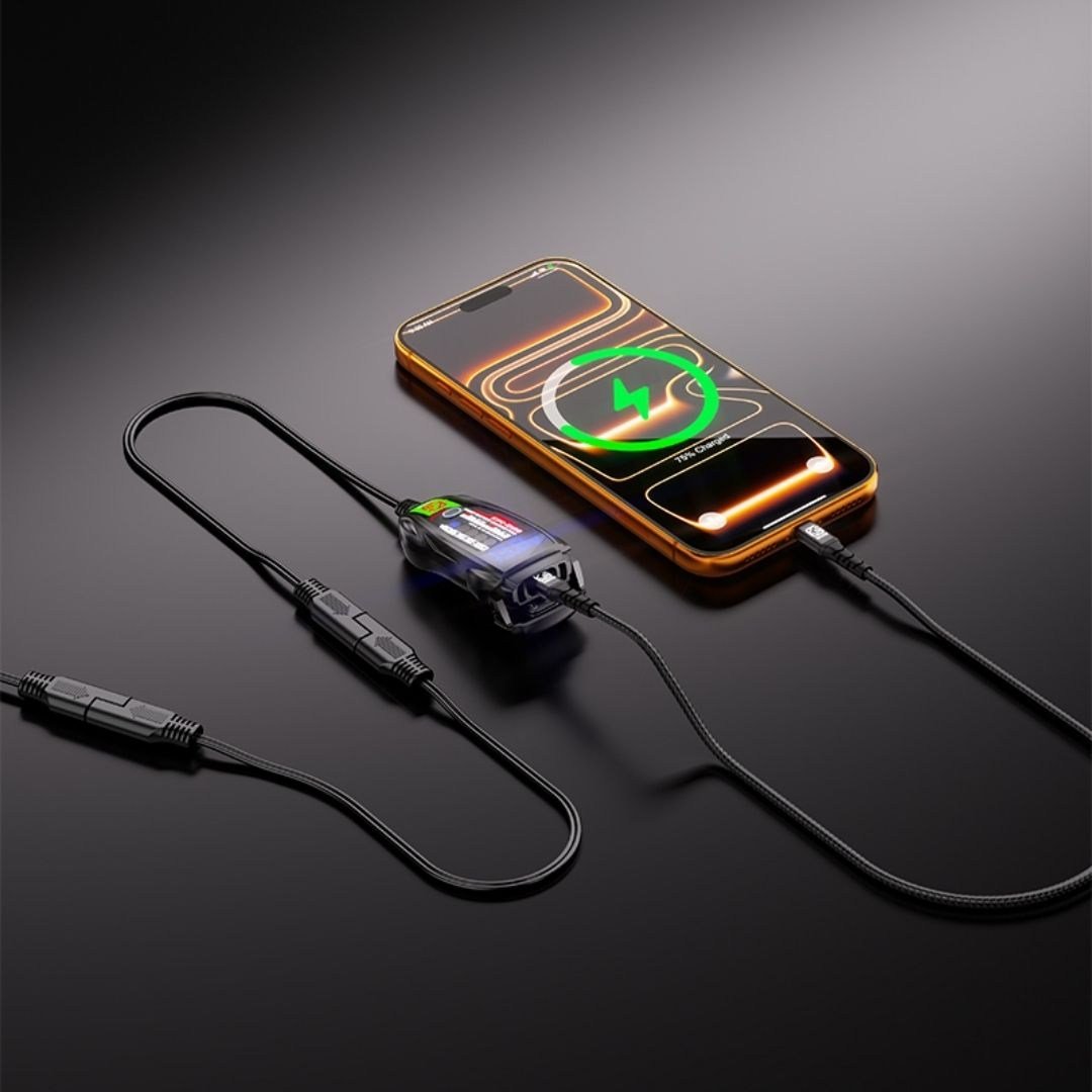 KEWIG B12S Akıllı Motosiklet Akü Şarj Cihazı ve USB Güç Modülü