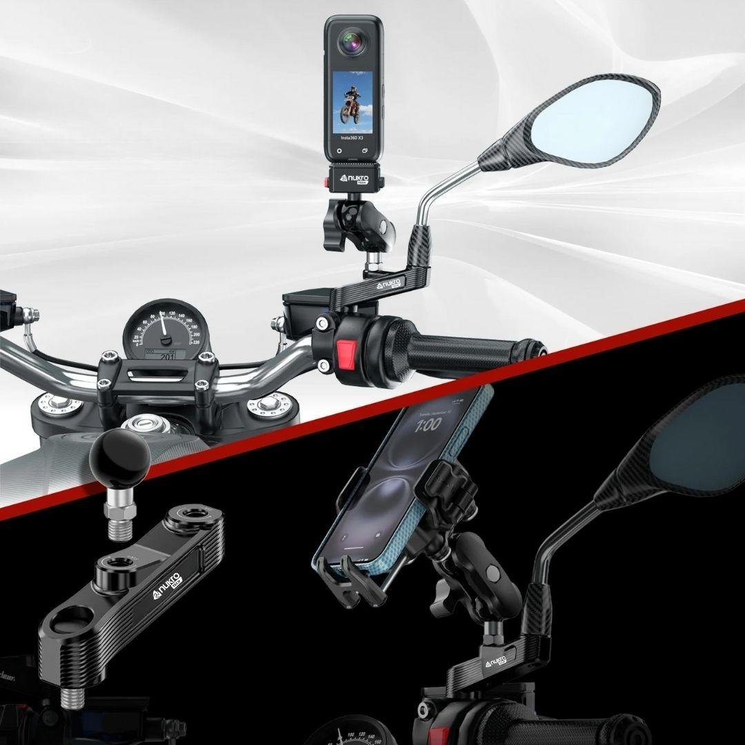 Motosiklet Dikiz Aynası Yükseltme Adaptörü 