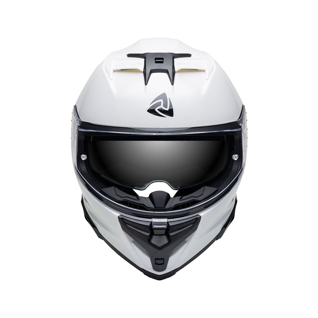 Nukro 912-SV Solid Glossy White Kapalı Kask 