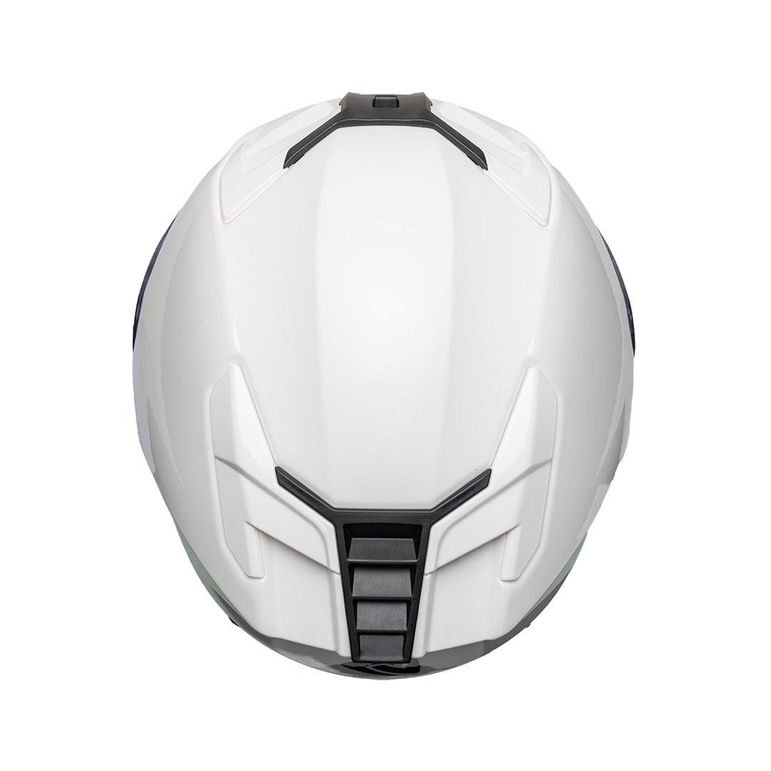 Nukro 912-SV Solid Glossy White Kapalı Kask 
