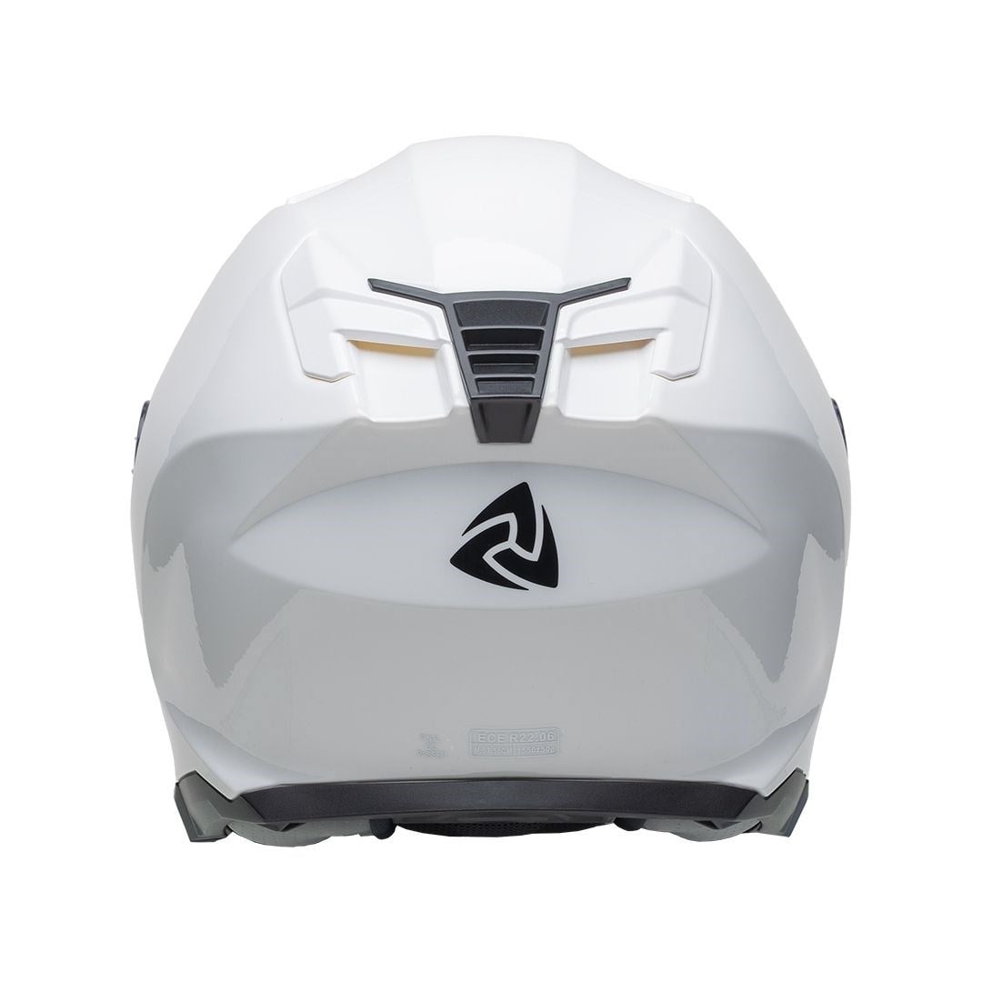 Nukro 912-SV Solid Glossy White Kapalı Kask 