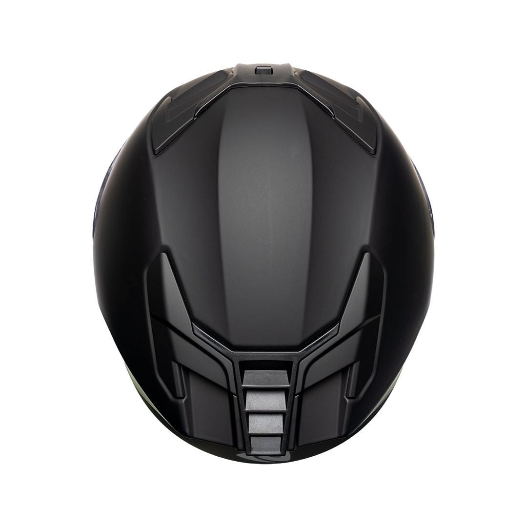 Nukro 912-SV Solid Matt Black Kapalı Kask 