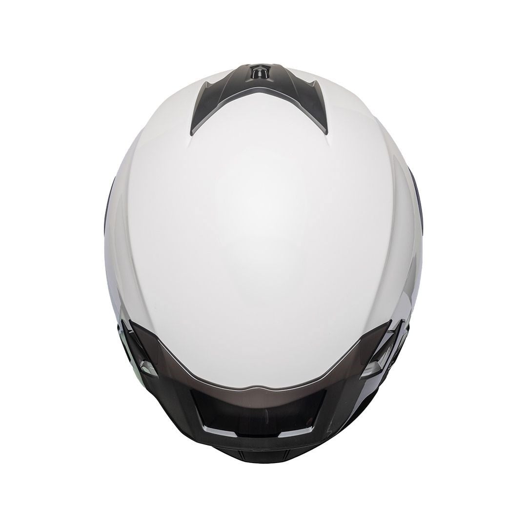 Nukro 986-A Solid Glossy White Kapalı Kask 
