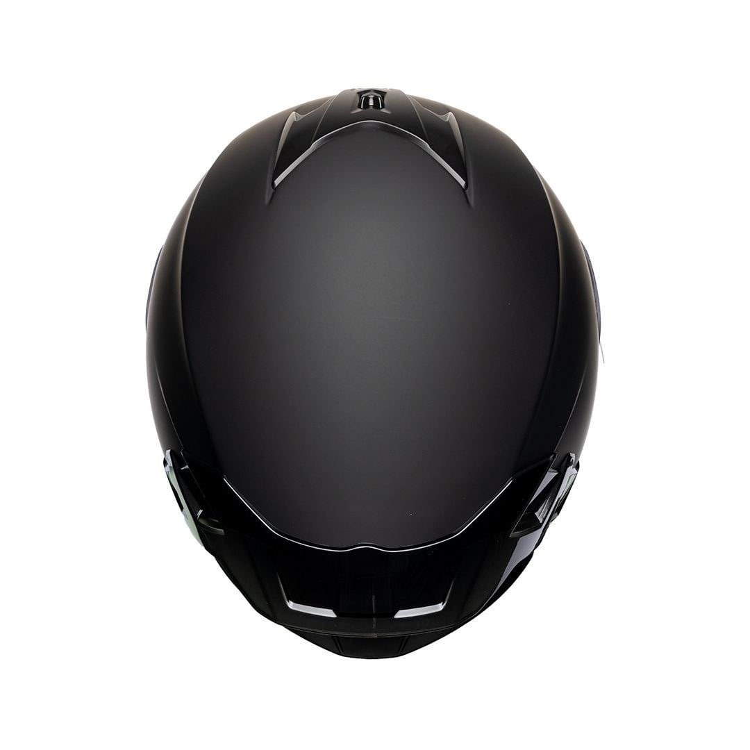 Nukro 986-A Solid Matt Black Kapalı Kask