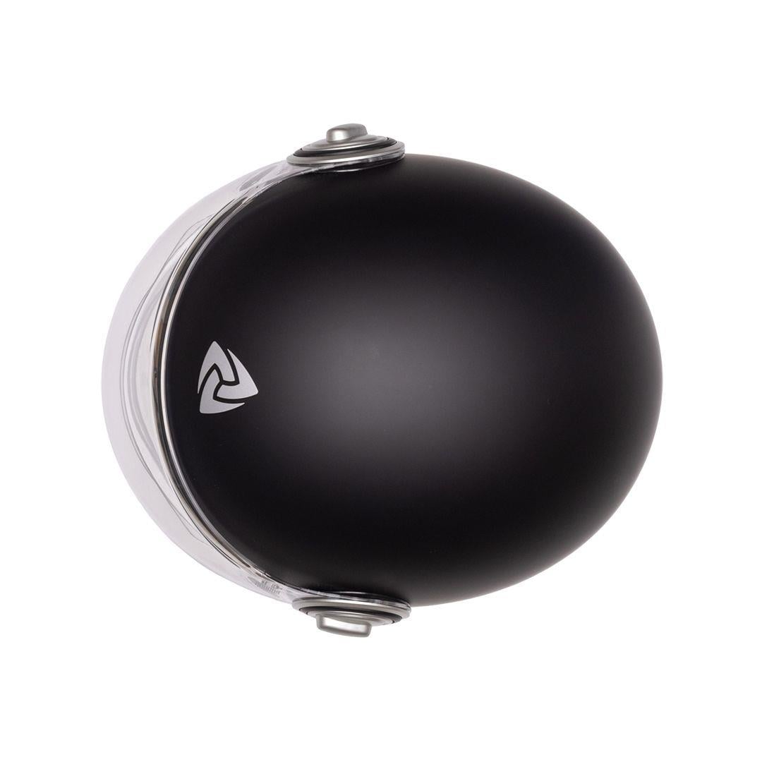 Nukro B-108 Solid Matt Black Açık Kask 