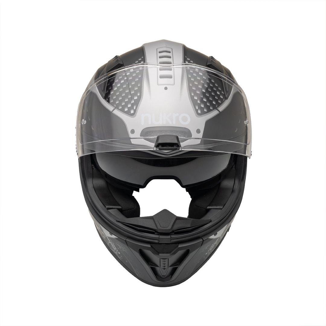 Nukro B-506 Level Black-Grey Kapalı Kask 