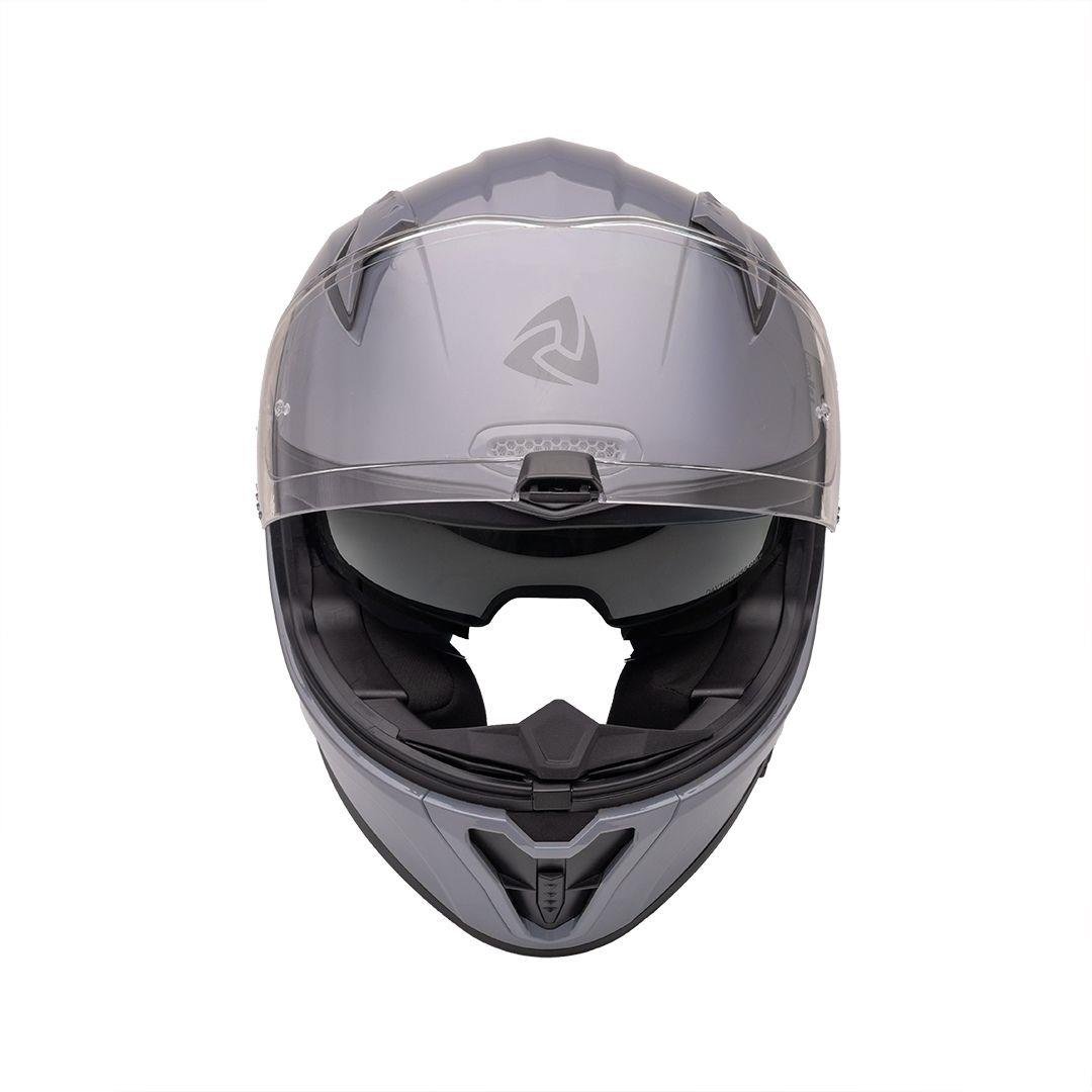 Nukro B-506 Solid Gloss Grey Kapalı Kask 