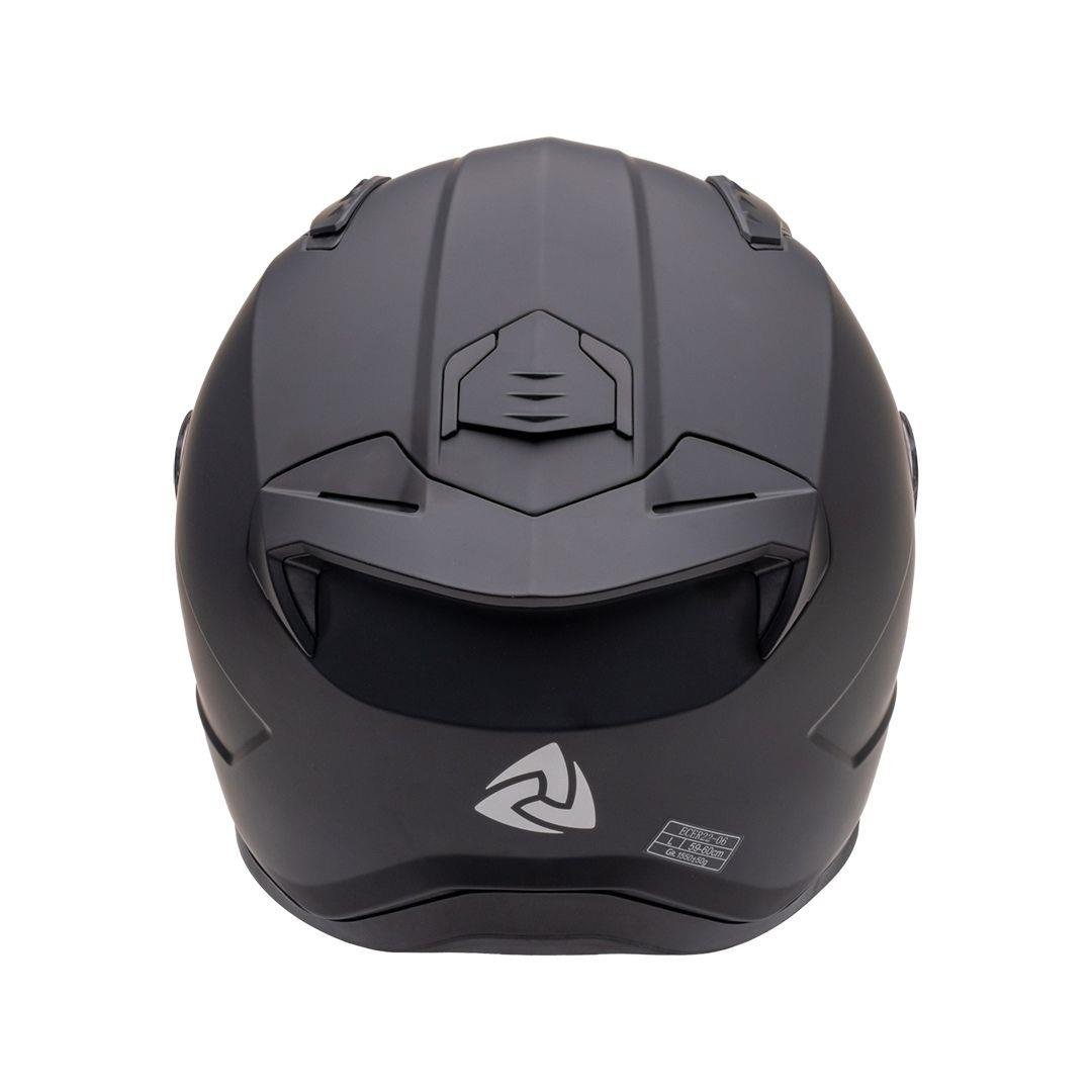 Nukro B-506 Solid Matt Black Kapalı Kask 