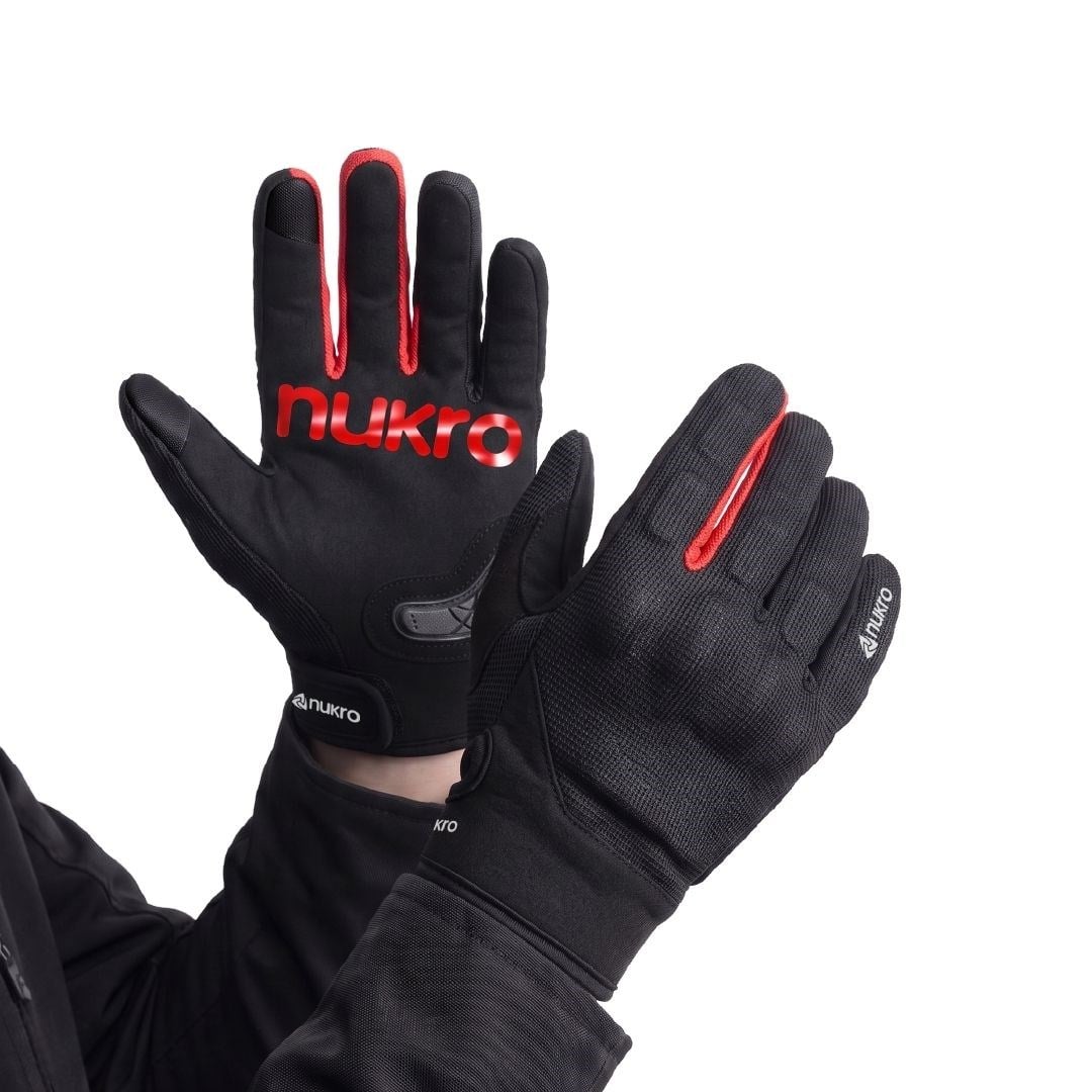 NUKRO ERVO AIR Yazlık Motosiklet Eldiveni - Kırmızı