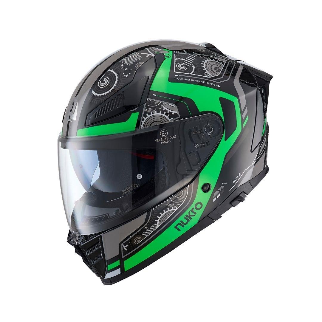 Nukro Helmet Pinlock 30 Güneş Vizörlü Kask | Nukro YM-853 Combat