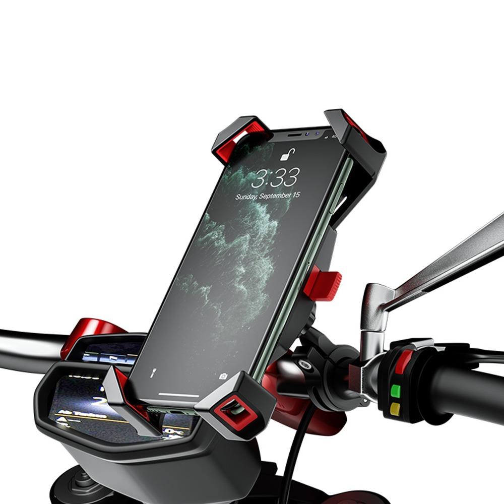 Nukrotech KN54 Gidon Bağlantılı Motosiklet Telefon Tutucusu