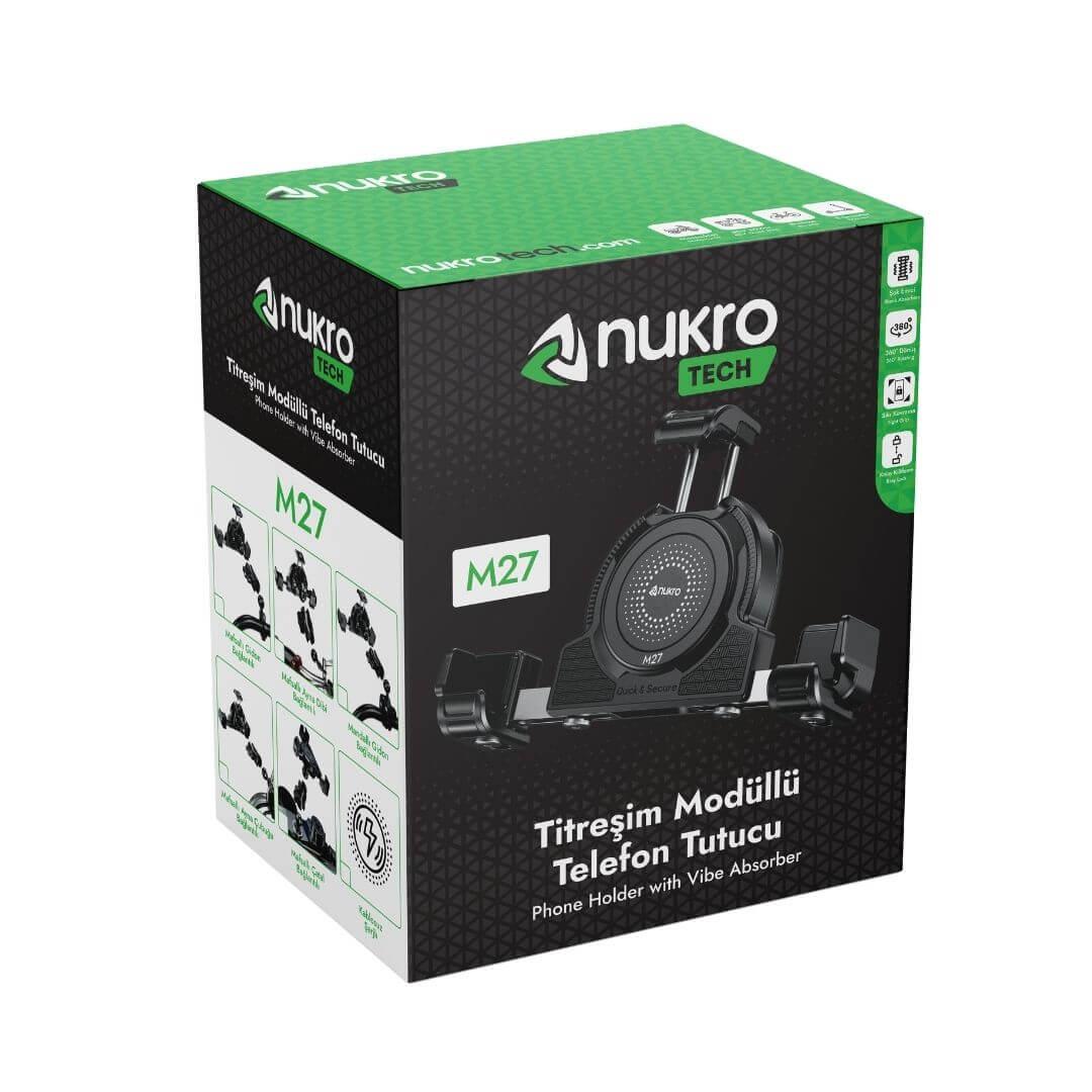 Nukrotech M27 Titreşim Modüllü Telefon Tutucu